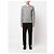 Thom Browne Merinowolle-Strick mit Drei-Streifen-Besatz Grau Braun - Ansicht 2