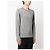 Thom Browne Merinowolle-Strick mit Drei-Streifen-Besatz Grau Braun - Ansicht 3