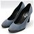 Tod's High Heels aus blauem Wildleder - Ansicht 2