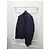 Louis Vuitton Giacca Poncho in lana nera con ricamo firma Nero - vista 3