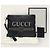 Gucci Clutch in pelle con tracolla logo Web nero - vista 6