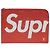 Louis Vuitton Pochette Supreme en cuir Epi rouge