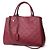 Louis Vuitton Borsa a tracolla Monogram Empreinte Montaigne MM Rosso - vista 2