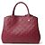 Louis Vuitton Borsa a tracolla Monogram Empreinte Montaigne MM Rosso - vista 3