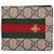 Gucci Stripes Bee Canvas Men's Wallet Multiple colors