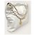 Chanel Sac à bandoulière blanc taille Medium avec chaîne dorée brillante - vue 3