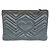 Gucci Clutch Black GG Marmont in pelle matelassé lucida Nero - vista 6