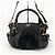 Prada Borsa Tote e Borsa a tracolla in vitello morbido Nero - vista 3