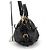 Prada Borsa Tote e Borsa a tracolla in vitello morbido Nero - vista 4
