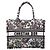 Book Tote Dior Tote de lona Lucky Flower Calendar com bordado total Medium SKU Multicor - vista 10