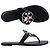 Tory Burch Sandali Slide Metal Soft Flip Flops Donna - vista 3