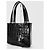 Chanel Borsa Tote Patent Chocolate Bar Nero - vista 2