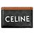 Céline Triomphe Triope Canvas Kartenetui Tan Braun