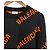 Balenciaga Kurzes Damen-Strickpullover aus Wolle mit Multi-Logo-Jacquard Orange Schwarz - Ansicht 6