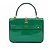 Gucci Silvy Patent Top Handle Tote und Schultertasche Grün - Ansicht 2