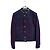 Louis Vuitton Giacca di jeans con monogramma in velluto da donna Blu