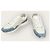 Louis Vuitton Sneakers White Denim Monogram Runaway Blu - vista 3