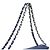 Chanel Borsa a tracolla Timeless CC Caviar Flap Accordion con catena argentata Blu - vista 5