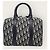 Dior Borsa Blue Oblique Jacquard Groove - vista 6