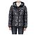 Moncler Lucky Chance Glareins Kapuzensteppjacke Erwachsenengröße Schwarz - Ansicht 2