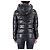 Moncler Lucky Chance Glareins Kapuzensteppjacke Erwachsenengröße Schwarz - Ansicht 4