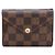 Louis Vuitton Tarjetero compacto Origami en Damier Ébène Multicolor