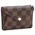 Louis Vuitton Tarjetero compacto Origami en Damier Ébène Multicolor - vista 2
