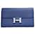 Hermès Constance Long Wallet Silver Stamp Blau  - Ansicht 1