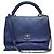 Chanel Bolsa Coco Flap em couro clássico Coleção Navy Azul
