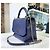 Chanel Bolsa Coco Flap em couro clássico Coleção Navy Azul - vista 4