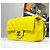 Chanel Serie di borse a tracolla Classic New Mini Yellow Silver brevettata Giallo - vista 4