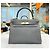 Hermès Kelly in Stitch Gray Meyer Gold Marrone - vista 2