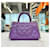 Chanel Caviar Coco Handle Mini Purple Porpora  - vista 2