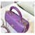 Chanel Caviar Coco Handle Mini Purple Porpora  - vista 5