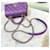 Chanel Caviar Coco Handle Mini Purple Porpora  - vista 6