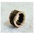 Bulgari Limited Wood Ring Pink Gold Brown Marble - view 2