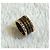 Bulgari Limited Wood Ring Pink Gold Brown Marble - view 3