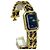 Chanel Premier Lock Goldkette Uhr Large Black/Gold Schwarz