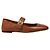 Valentino Ballerina Mary Jane Logo Locker Rosso - vista 5