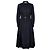Tory Burch Vestido camisero de algodón plisado Azul