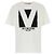 Valentino Camiseta de jersey de algodón estampada Blanco