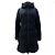 Chaqueta larga de plumón Moncler Rene Negro - vista 2