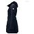 Chaqueta larga de plumón Moncler Rene Negro - vista 4