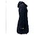 Chaqueta larga de plumón Moncler Rene Negro - vista 5