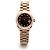 Rolex Relógio Datejust de ouro rosa com mostrador chocolate e estrelas de diamantes para mulher - vista 12