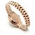 Rolex Relógio Datejust de ouro rosa com mostrador chocolate e estrelas de diamantes para mulher - vista 13