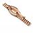 Rolex Relógio Datejust de ouro rosa com mostrador chocolate e estrelas de diamantes para mulher - vista 16