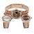Rolex Relógio Datejust de ouro rosa com mostrador chocolate e estrelas de diamantes para mulher - vista 17