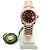 Rolex Relógio Datejust de ouro rosa com mostrador chocolate e estrelas de diamantes para mulher - vista 2
