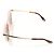 Givenchy Occhiali da sole cat eye con lenti a specchio e montatura rosa - vista 4